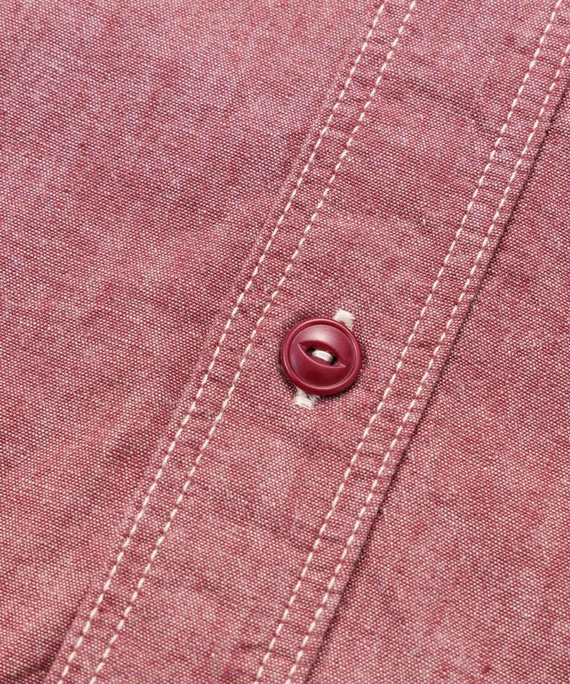 Momotaro - GTB Selvedge Chambray Shirt Red