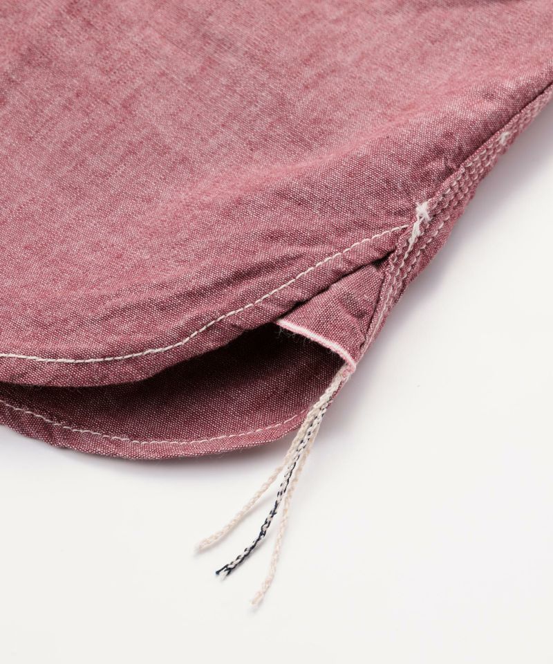 Momotaro - GTB Selvedge Chambray Shirt Red