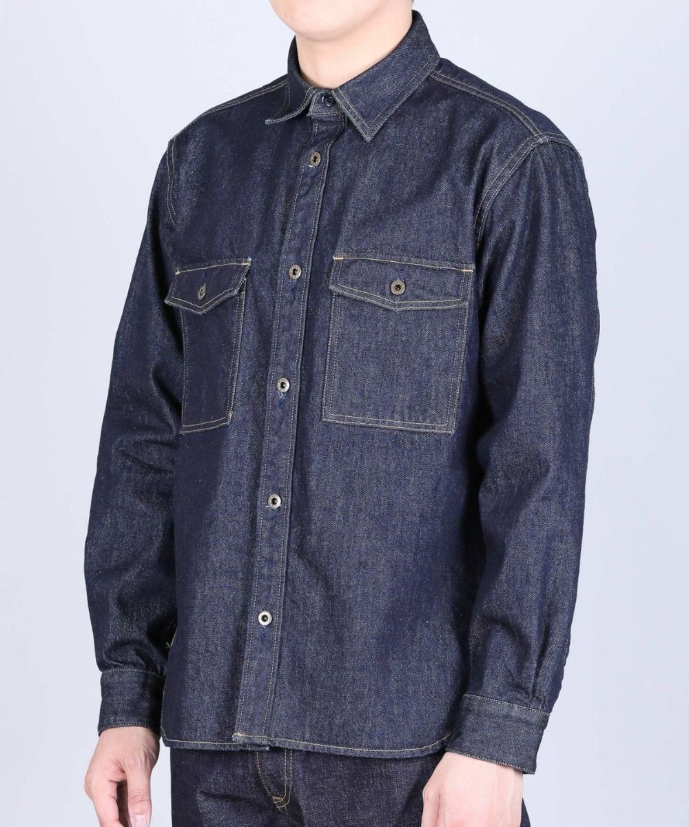 Japan Blue - CPO - Overshirt Rinsed Blue
