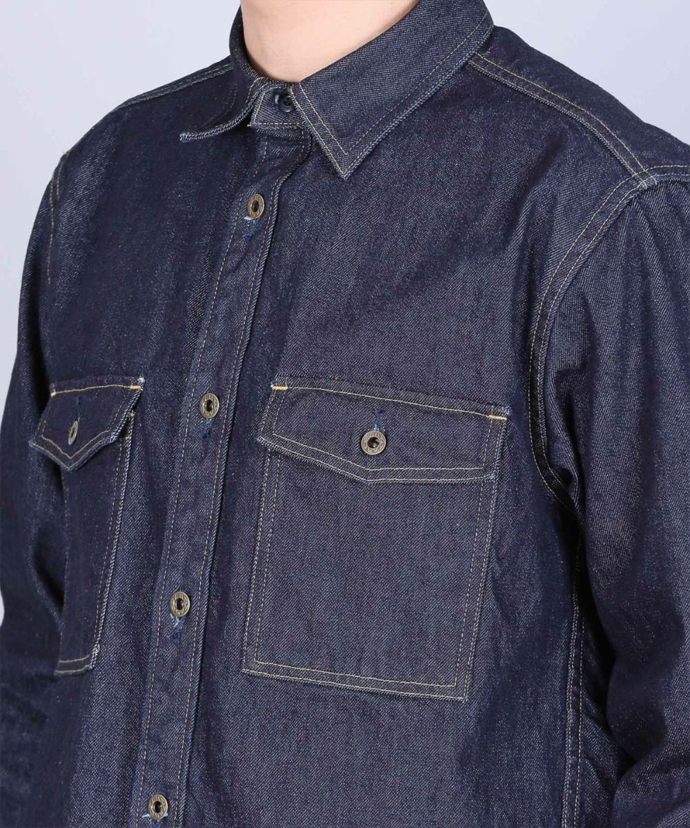 Japan Blue - CPO - Overshirt Rinsed Blue