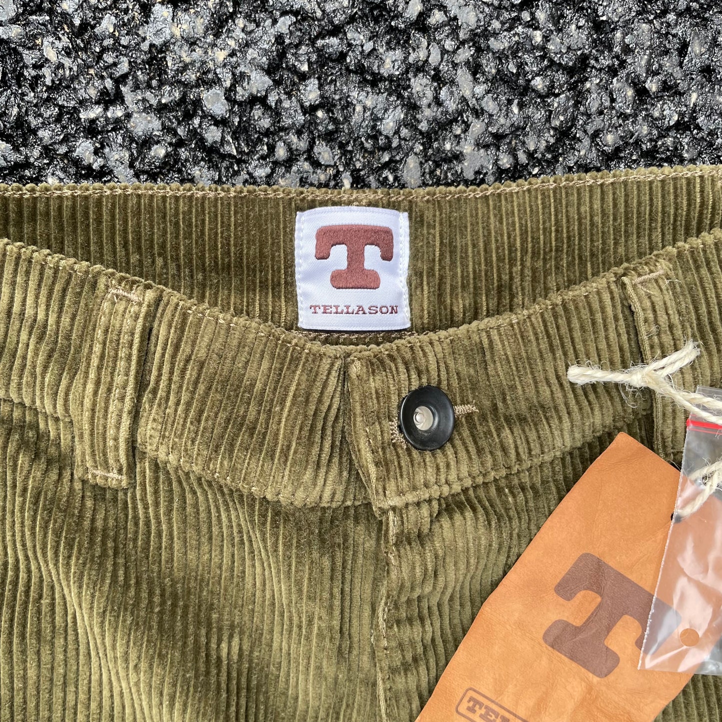 Tellason - Pant, Worker, Kindermann Corduroy Olive