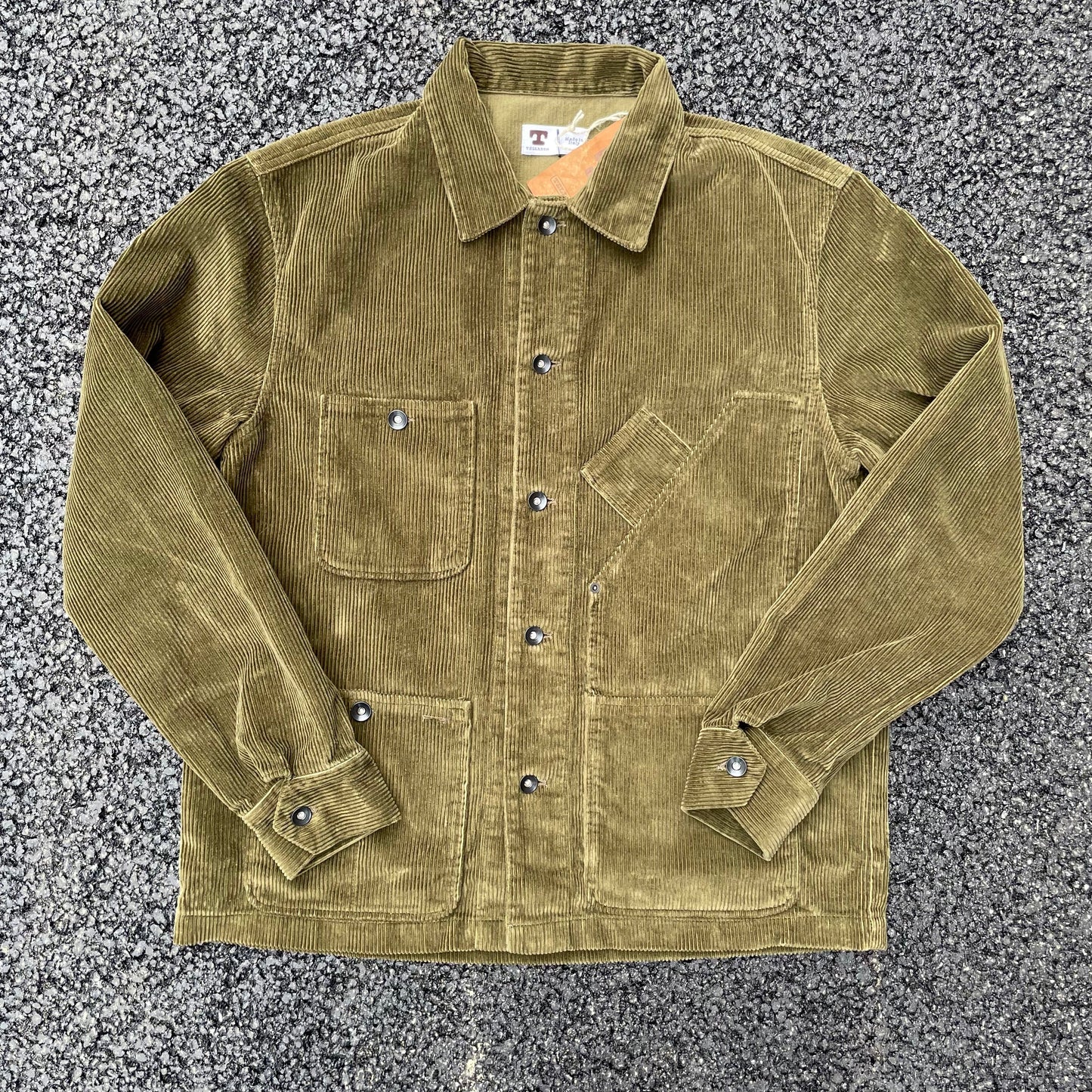 Tellason - Jacket, Coverall, Kindermann Cord Olive
