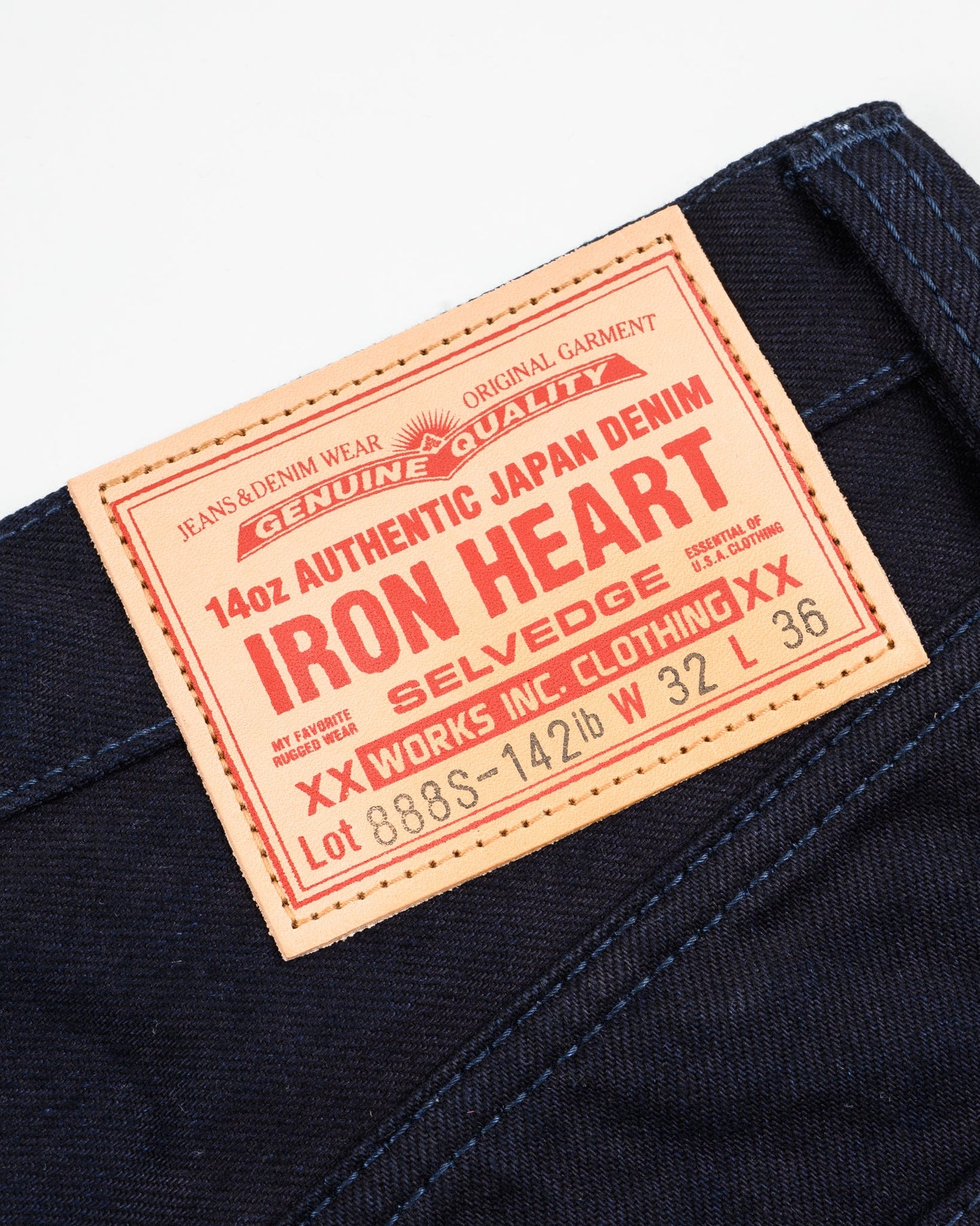 Iron Heart - 888S-142IB 14oz Indigo/Black