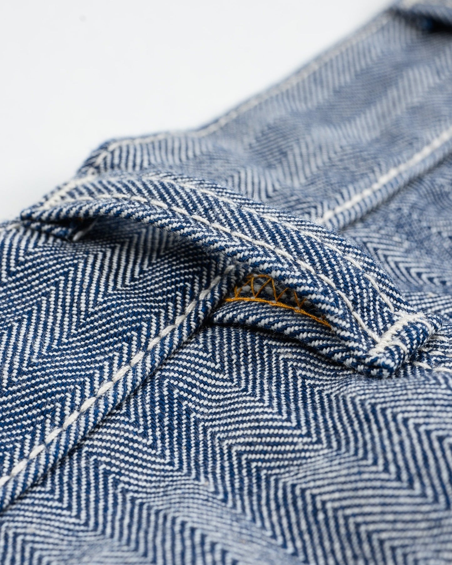 Iron Heart - IH-830Herringbone Painter’s Pants - Indigo
