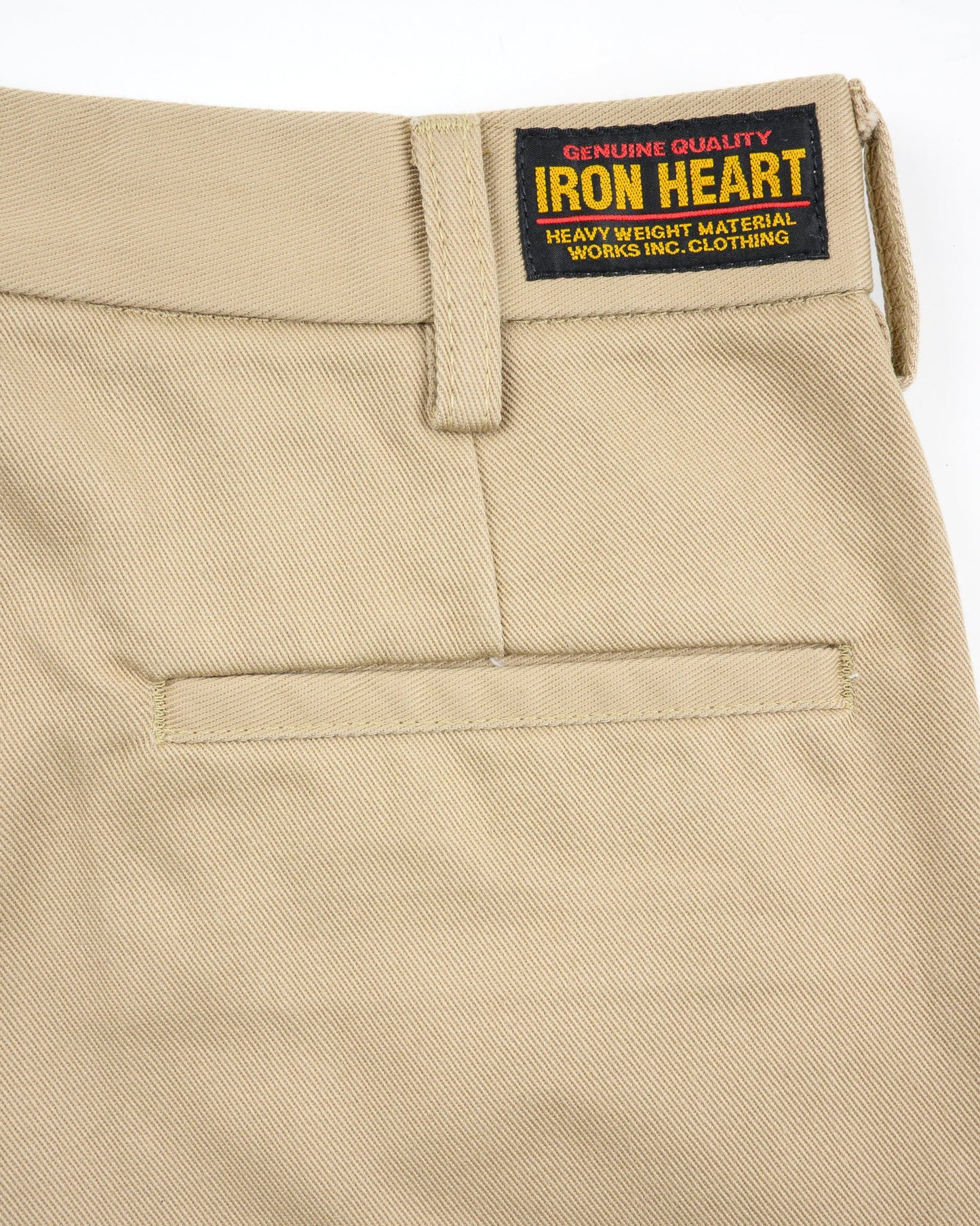 Iron Heart - 730 12oz Regular Chino Khaki