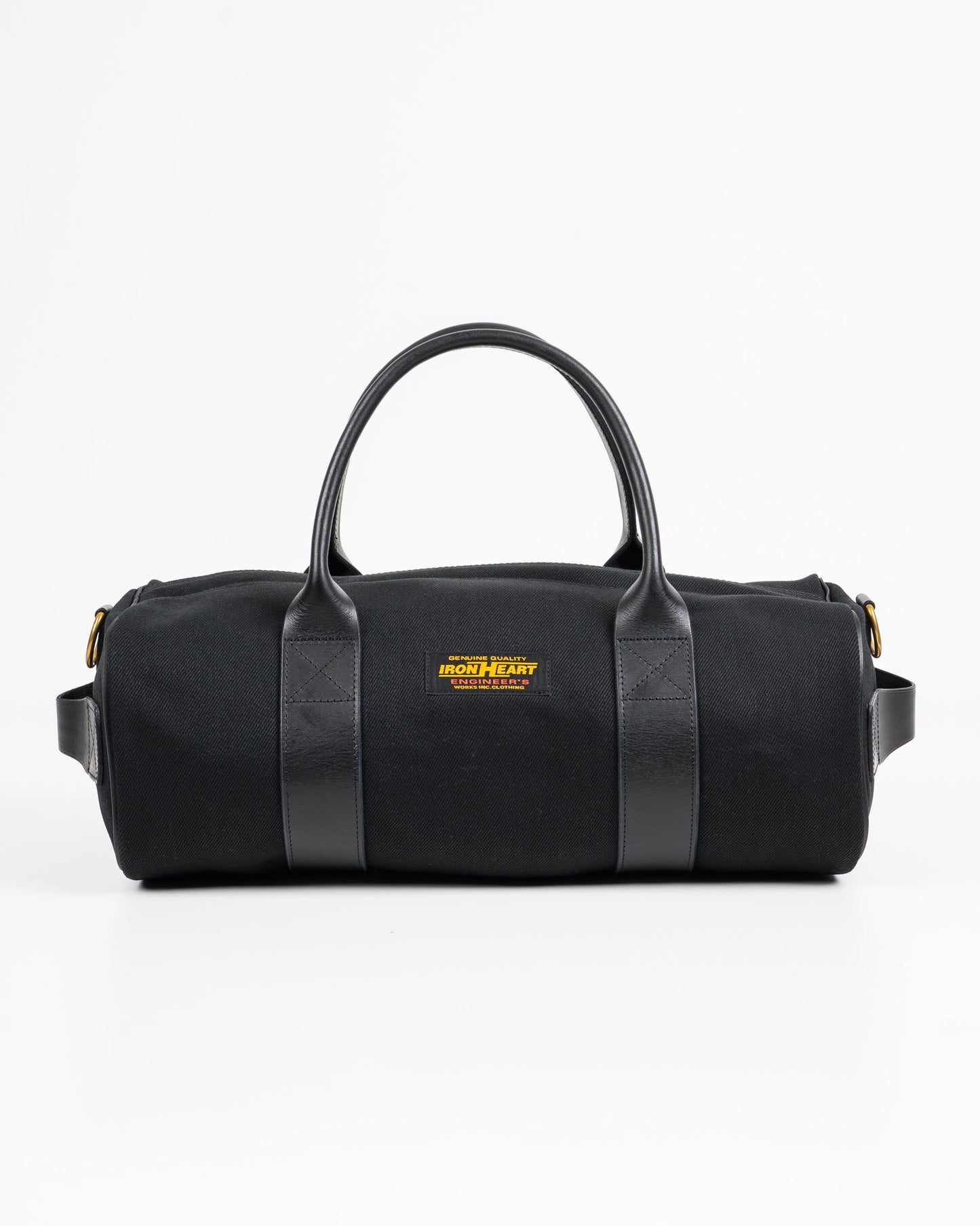 Iron Heart - Ihe-24 Blk Denim Duffel Back