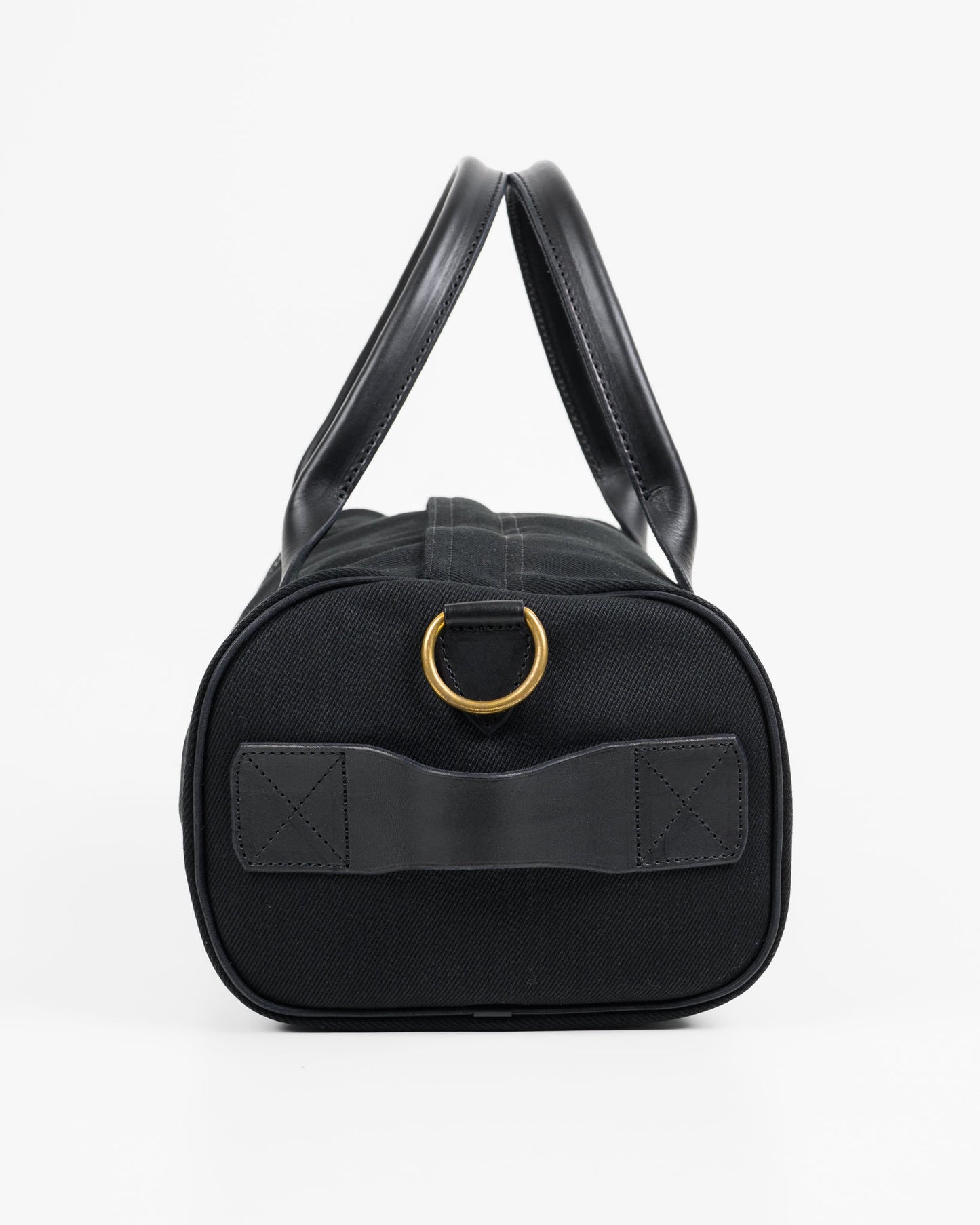 Iron Heart - Ihe-24 Blk Denim Duffel Back