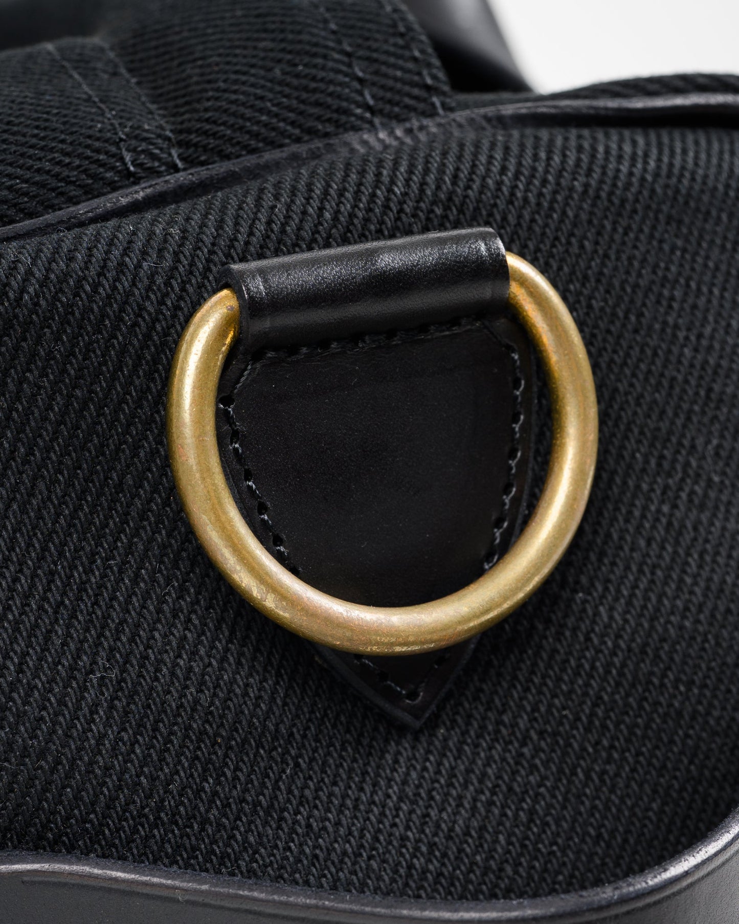 Iron Heart - Ihe-24 Blk Denim Duffel Back