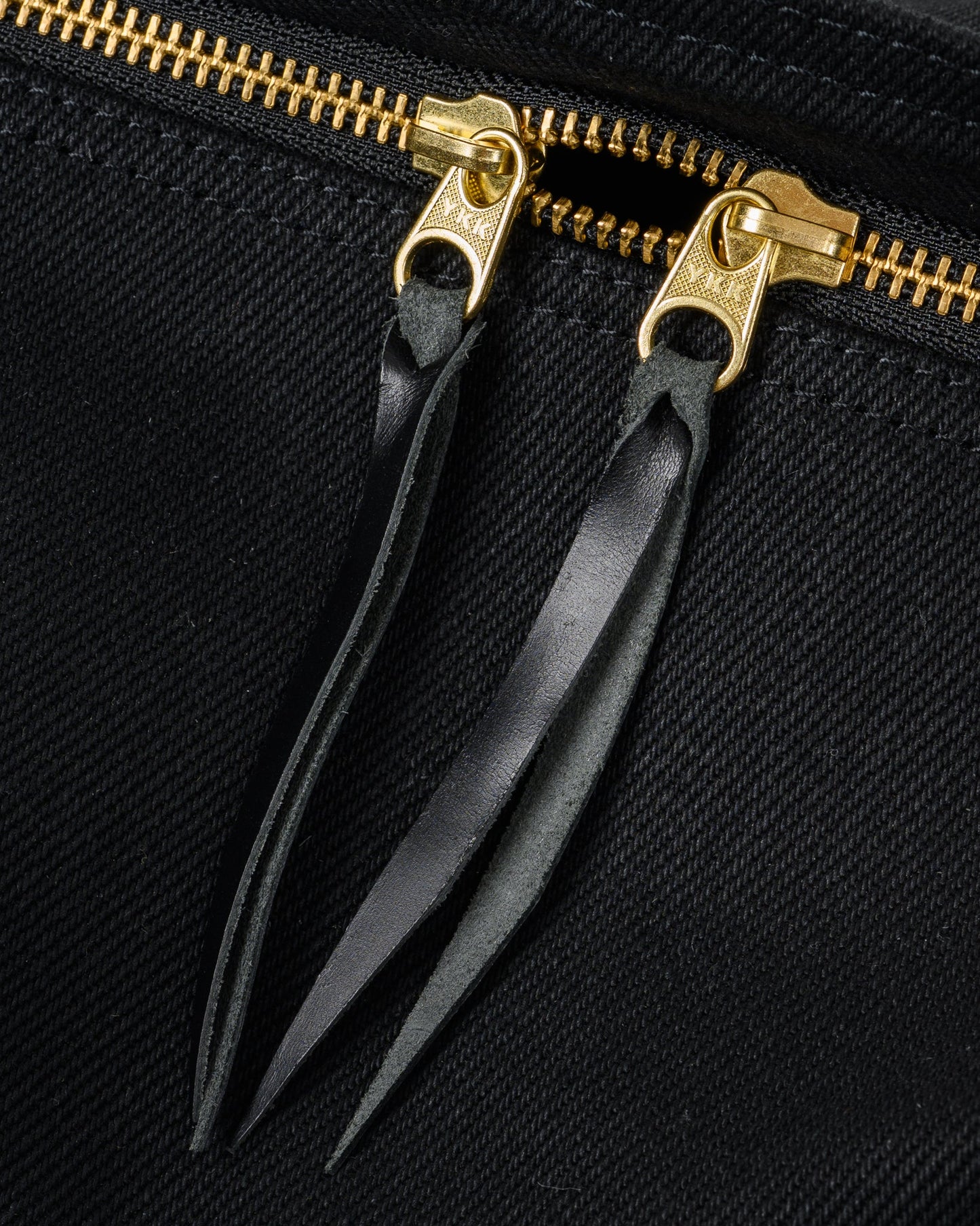 Iron Heart - Ihe-24 Blk Denim Duffel Back