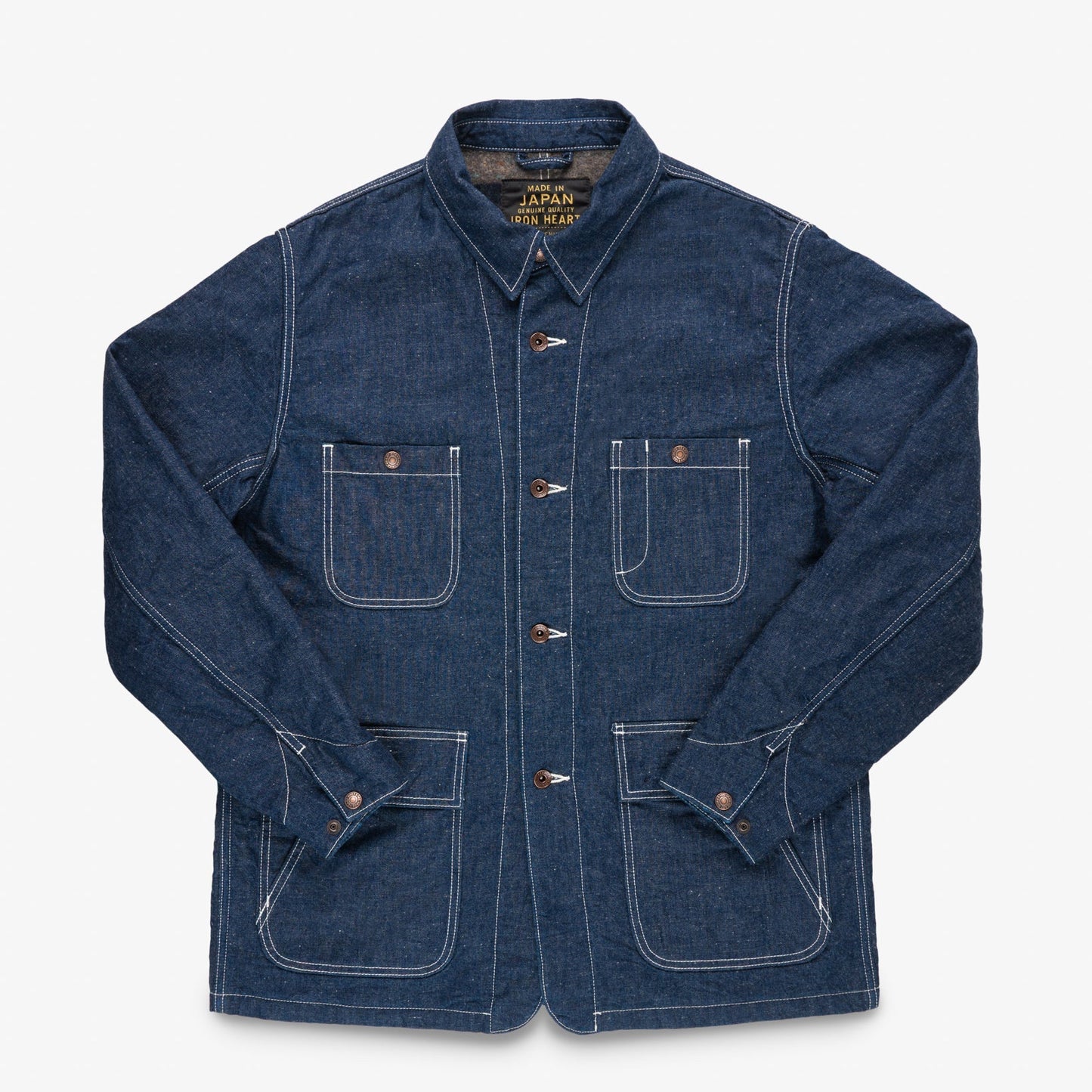 Iron Heart - IHJ-149-IND Denim Blanket Lined Chore Jacket