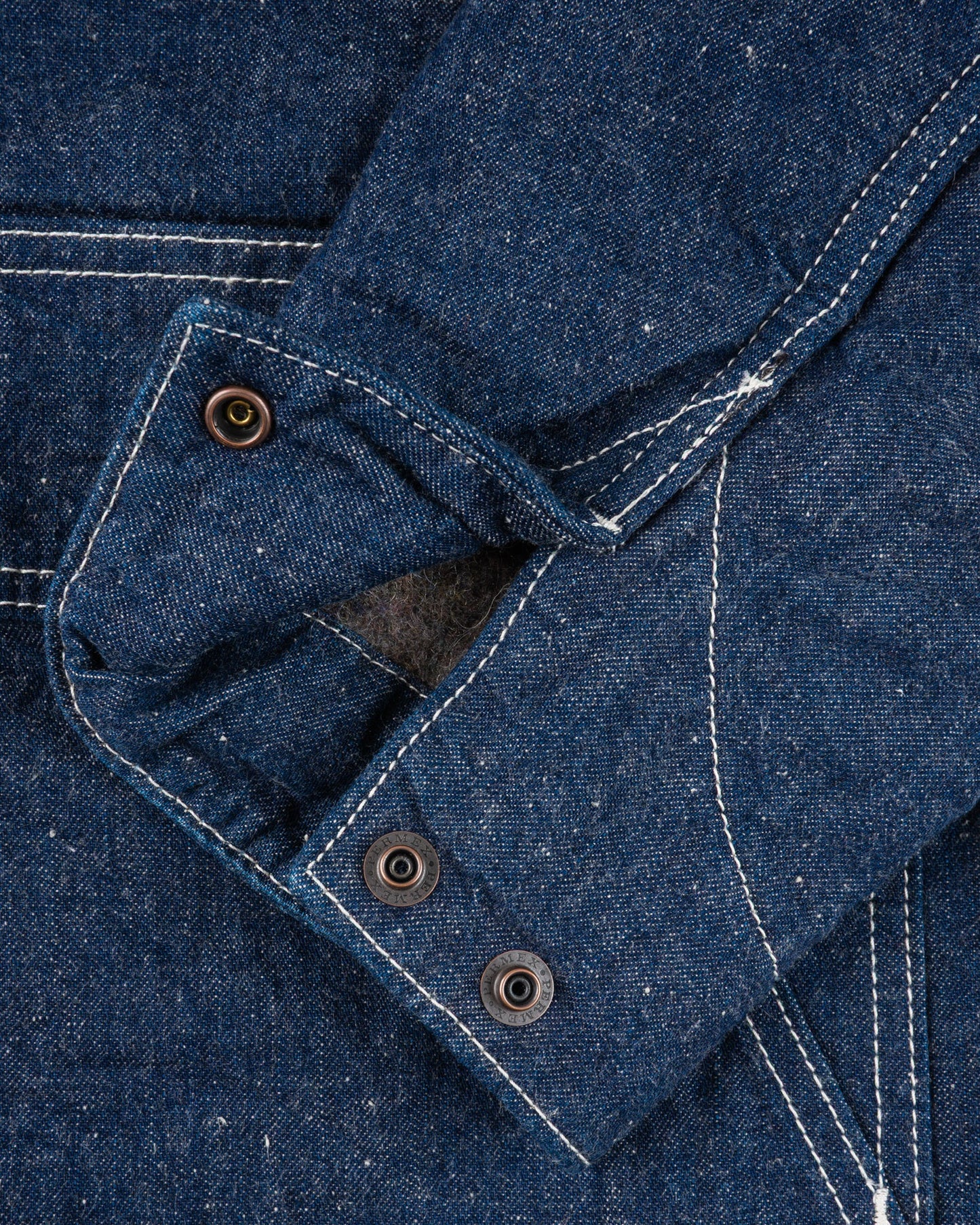 Iron Heart - IHJ-149-IND Denim Blanket Lined Chore Jacket
