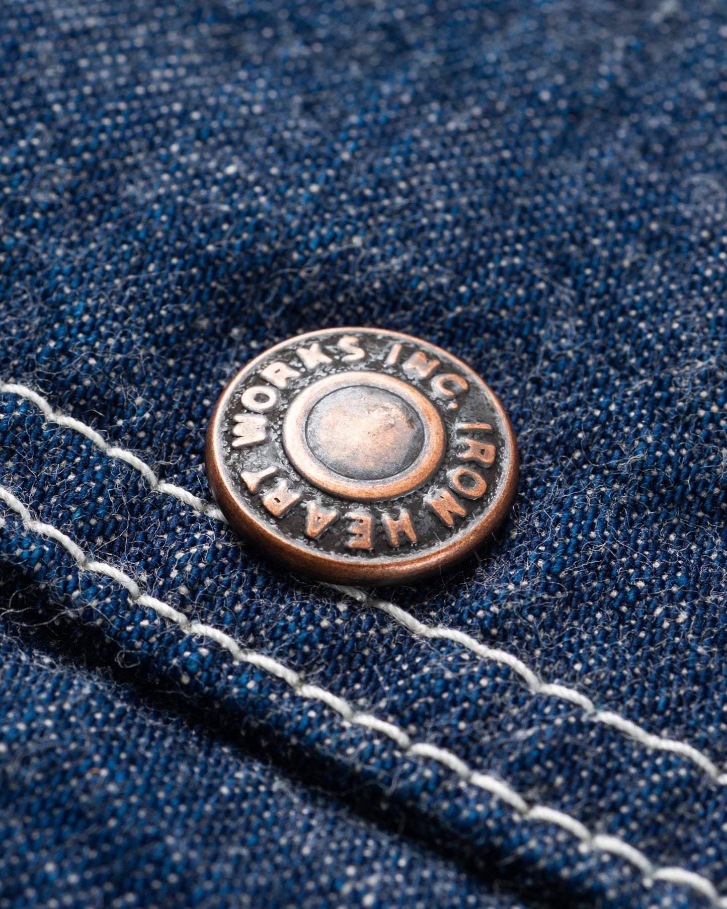 Iron Heart - IHJ-149-IND Denim Blanket Lined Chore Jacket