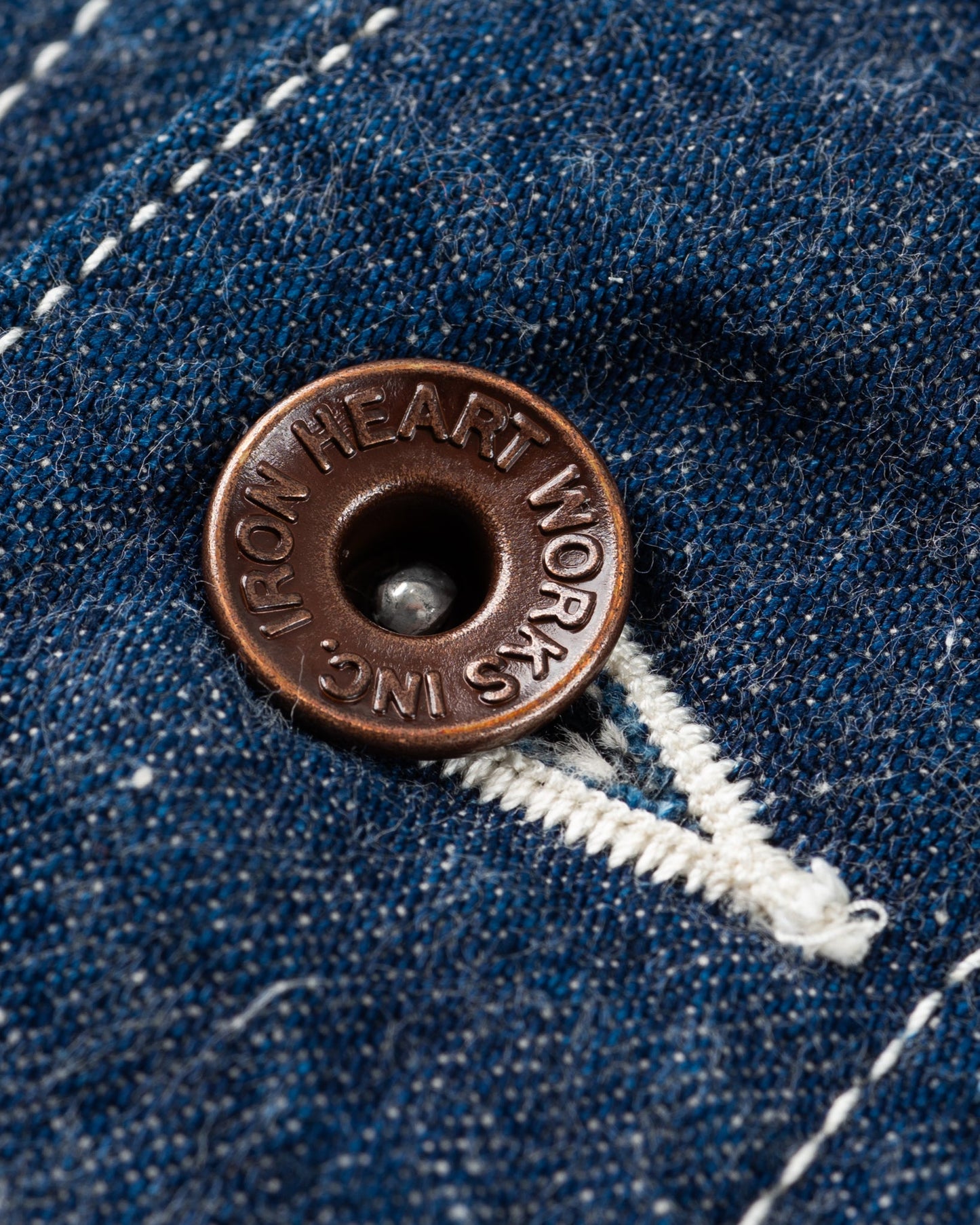 Iron Heart - IHJ-149-IND Denim Blanket Lined Chore Jacket