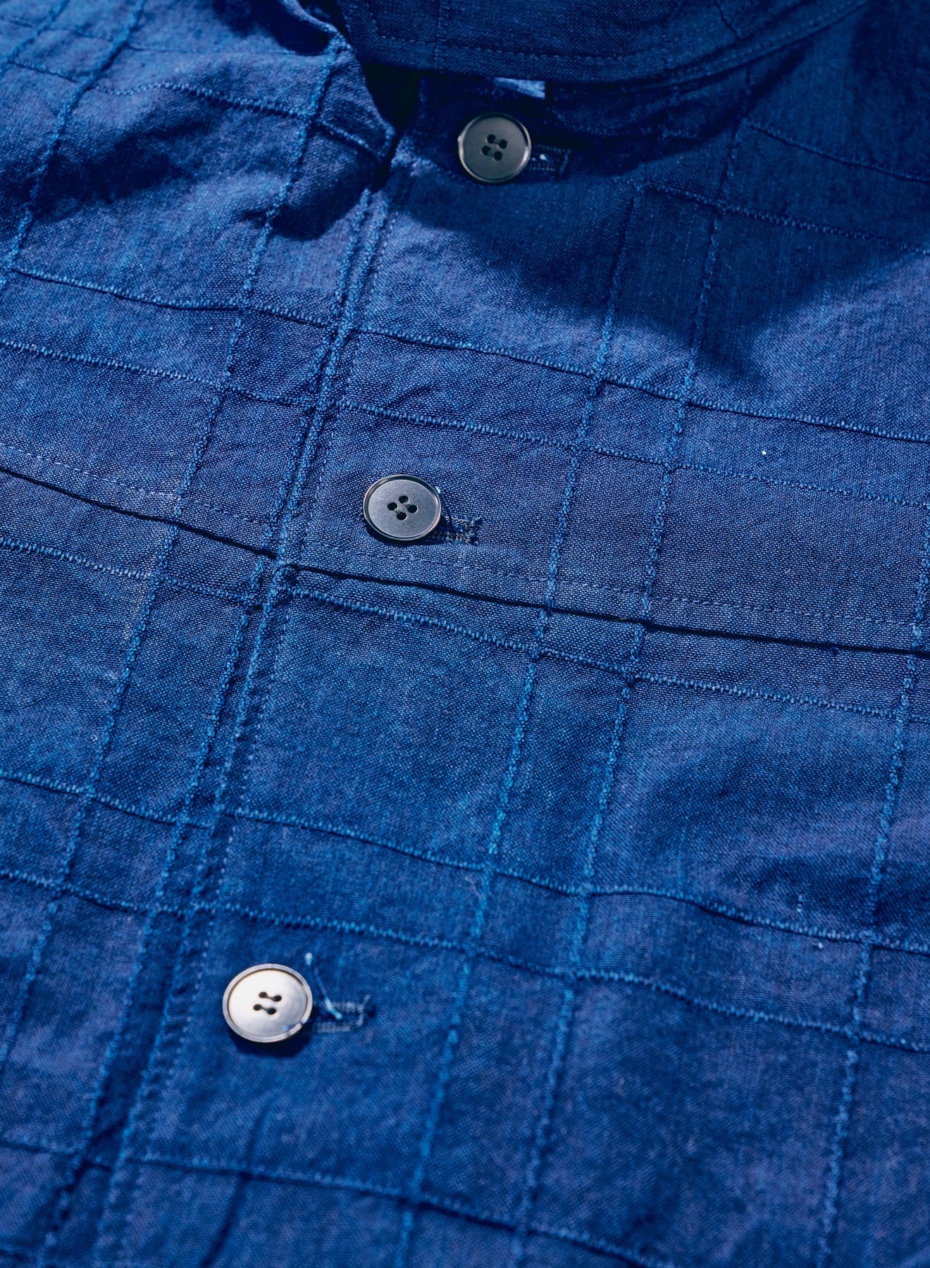 Samurai Jeans - SJSJK26-ARS Indigo Sashiko Jacket