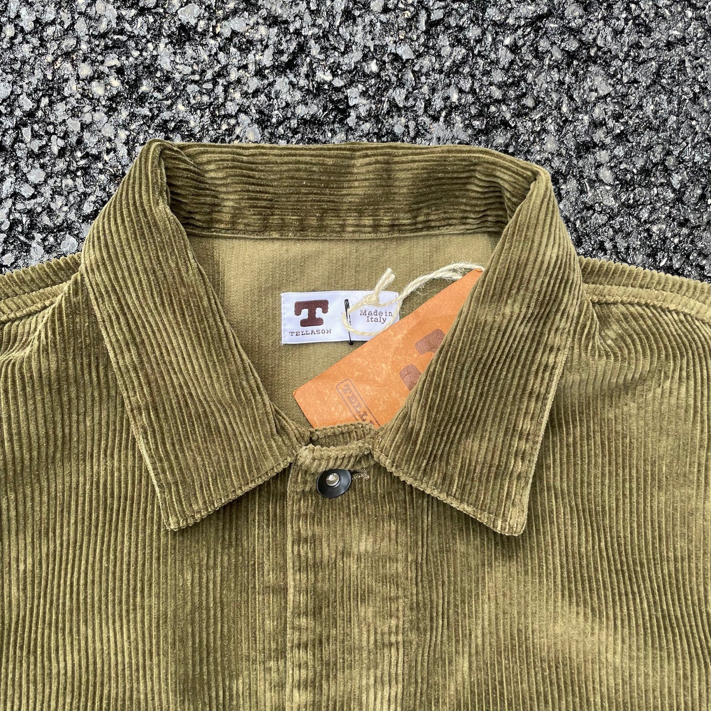 Tellason - Jacket, Coverall, Kindermann Cord Olive