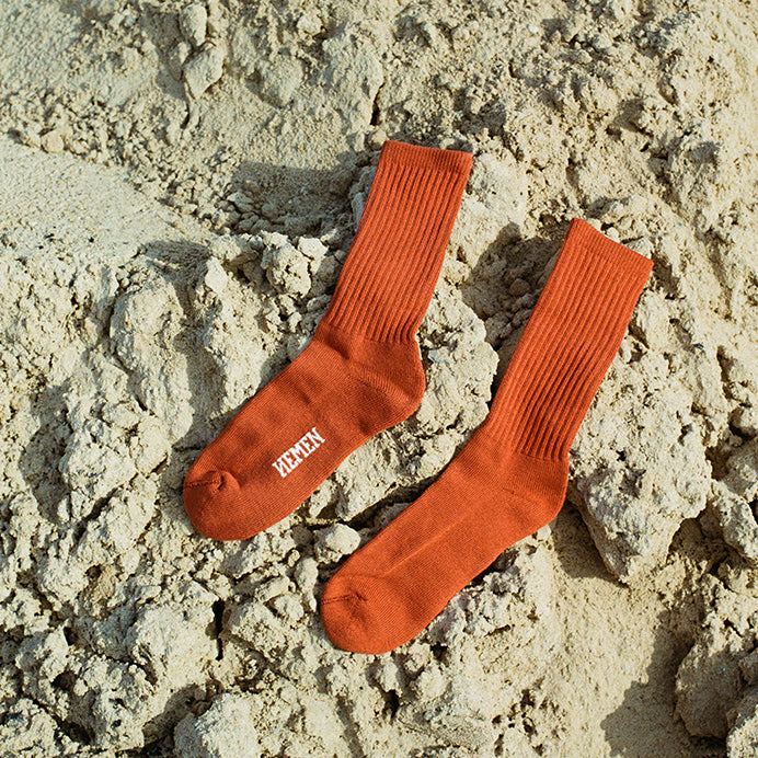 Hemen - Socks Cotton Copper/Orange