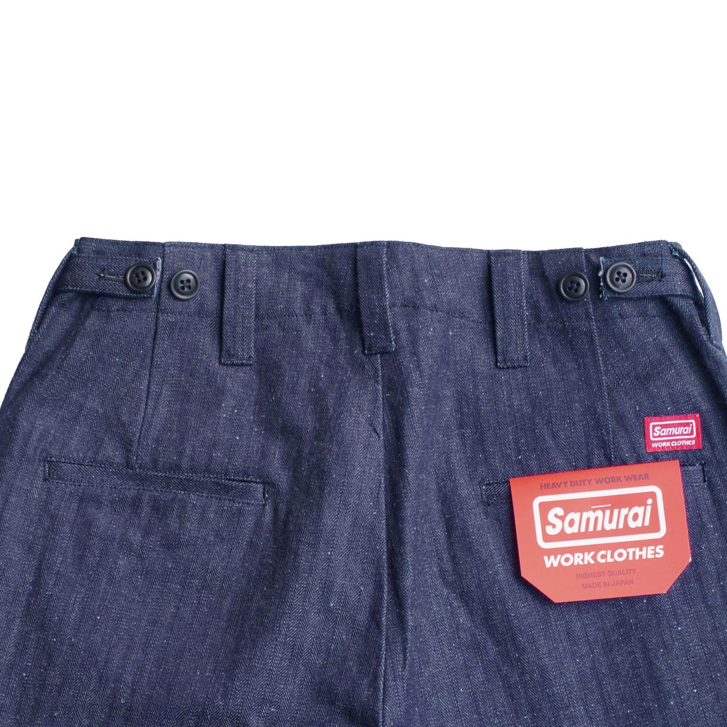 Samurai Jeans - SWC600C-HBII Indigo Herringbone
