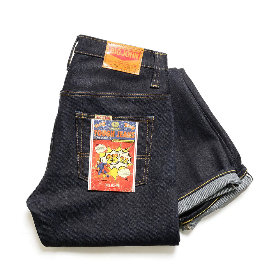 BIG JOHN - M104G - 23oz ``TOUGH JEANS´´ Straight Cut