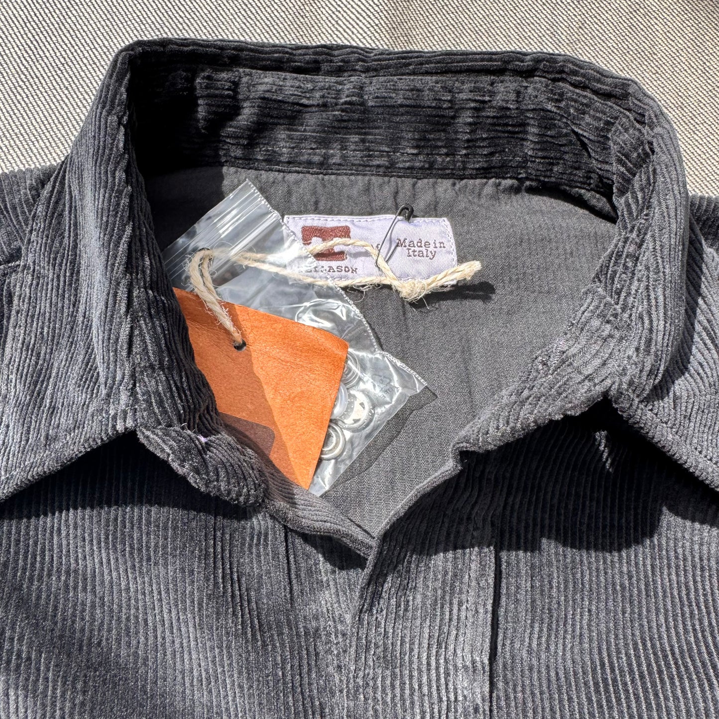 Tellason - Cowboy Shirt Black Corduroy