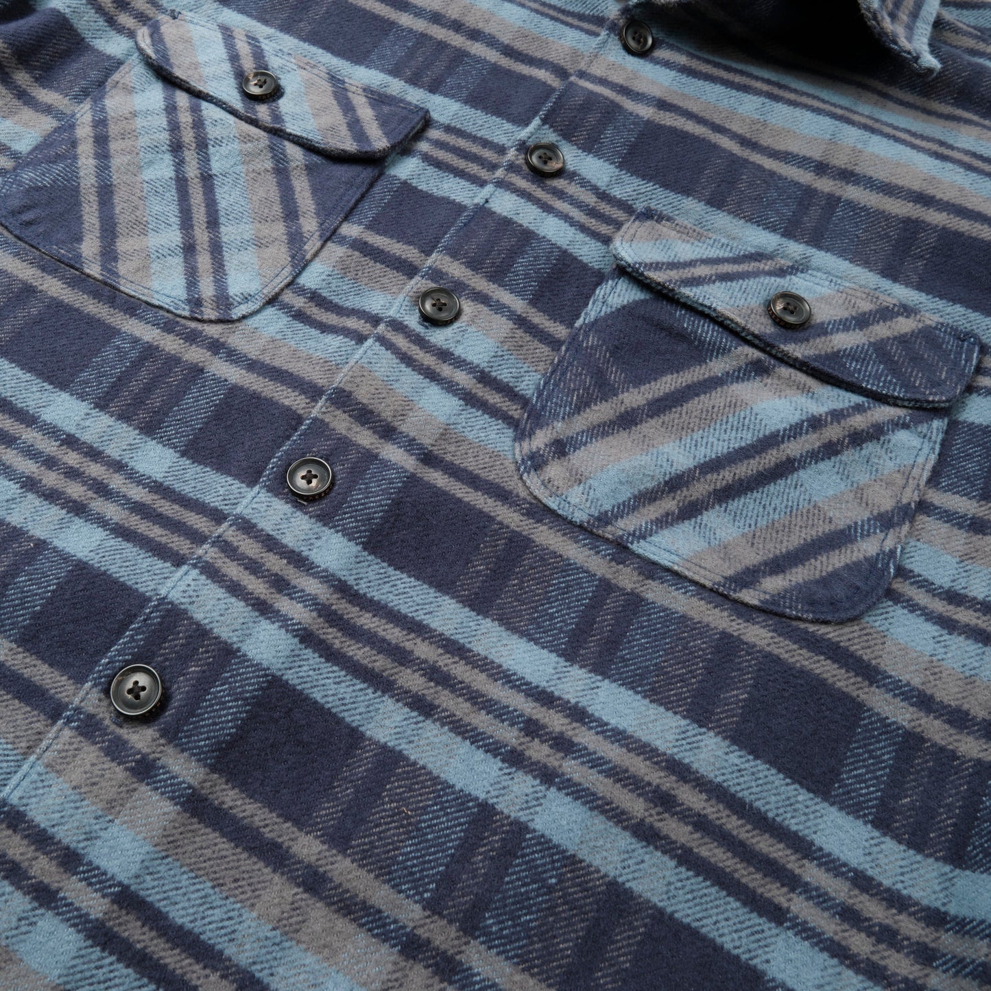 Freenote - Shirt - Benson Cobalt Blue Flannel