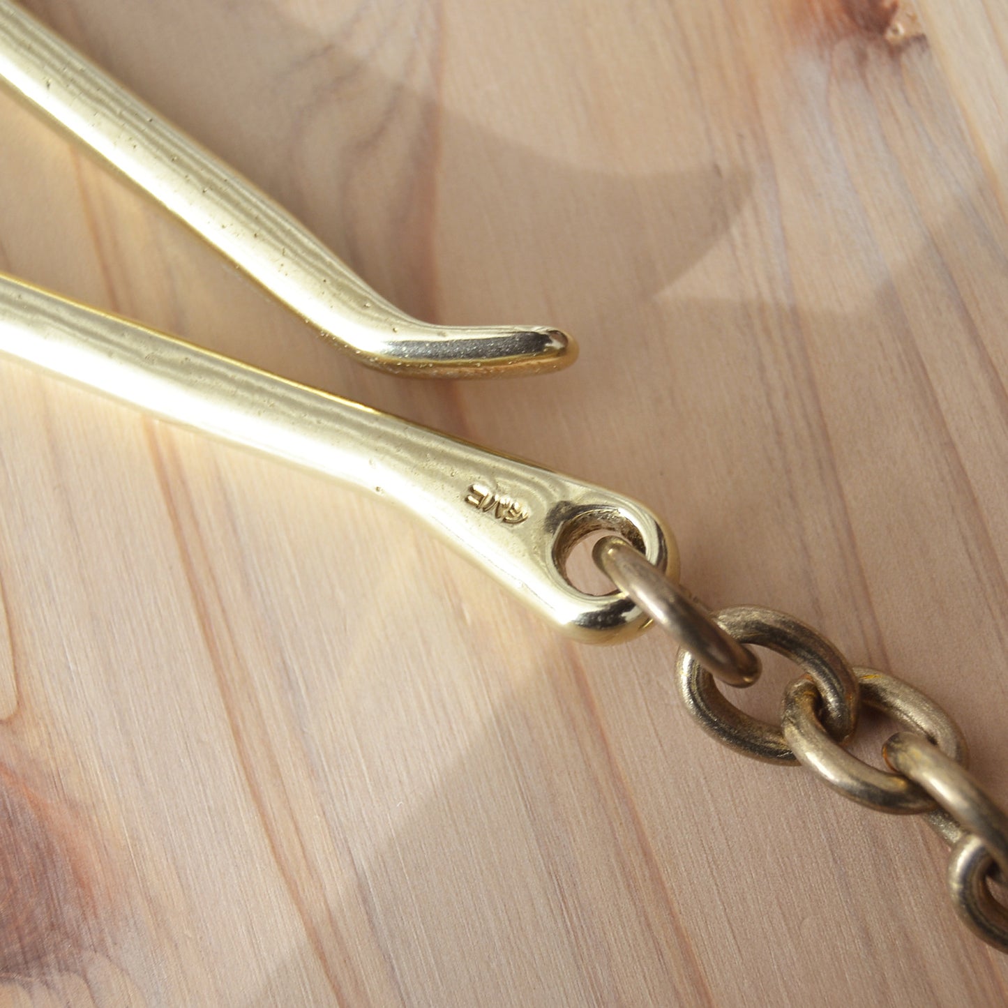 Kobashi Studio - Oval Chain w Hook Brass M