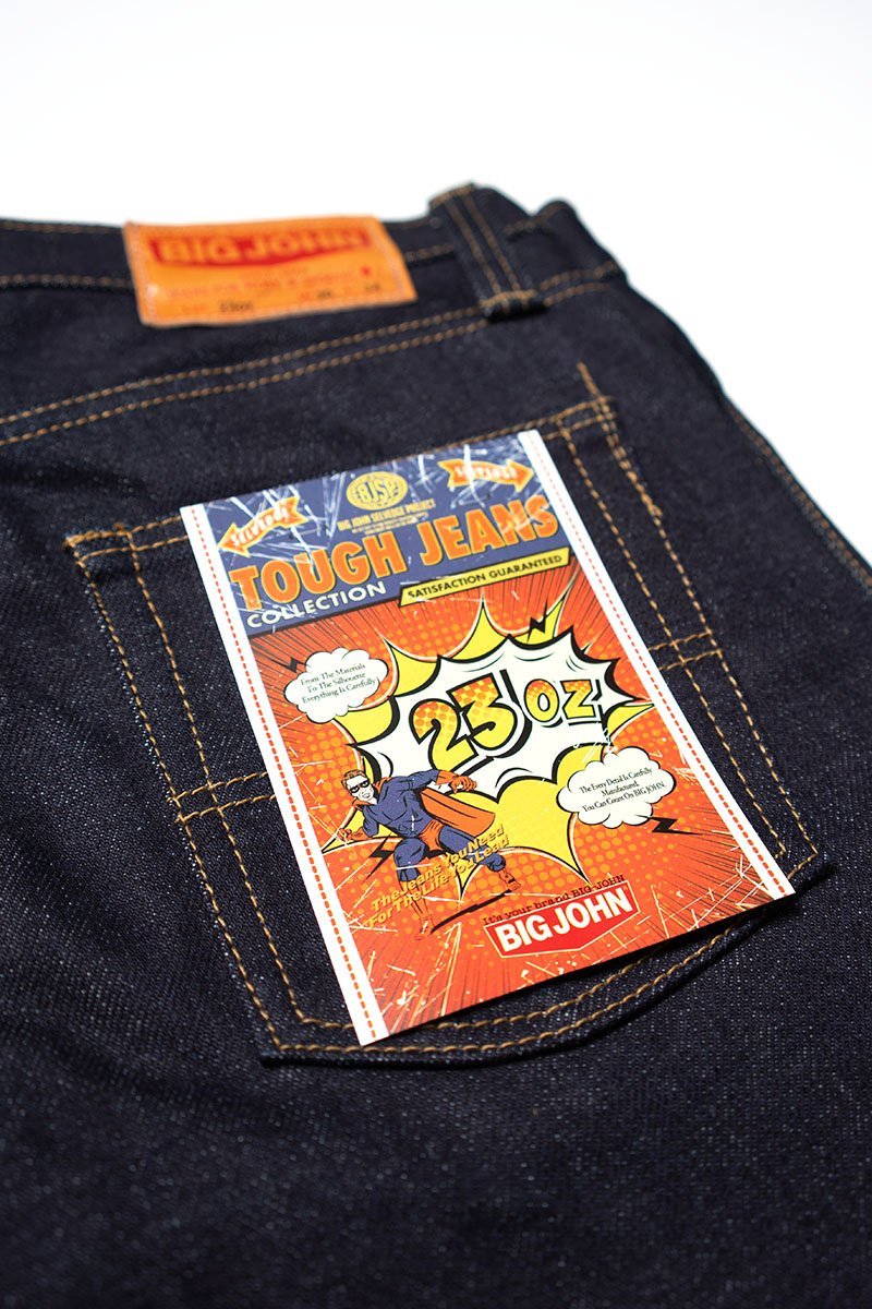 BIG JOHN - M104G - 23oz ``TOUGH JEANS´´ Straight Cut