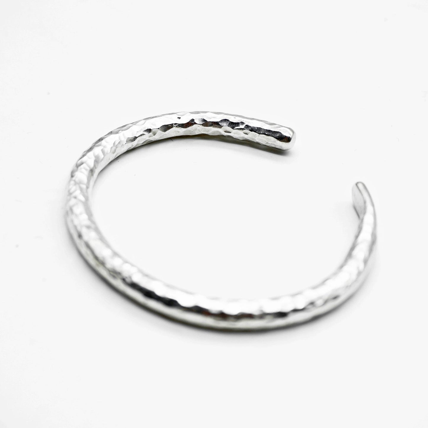 OGL - Bangle - Hammered Silver