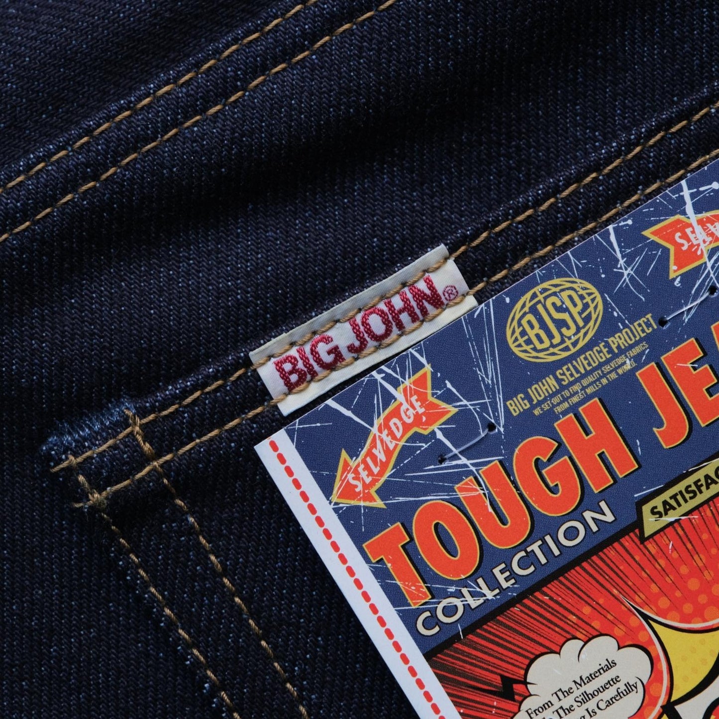 BIG JOHN - M106G - 23oz ``TOUGH JEANS´´ Tapered Cut