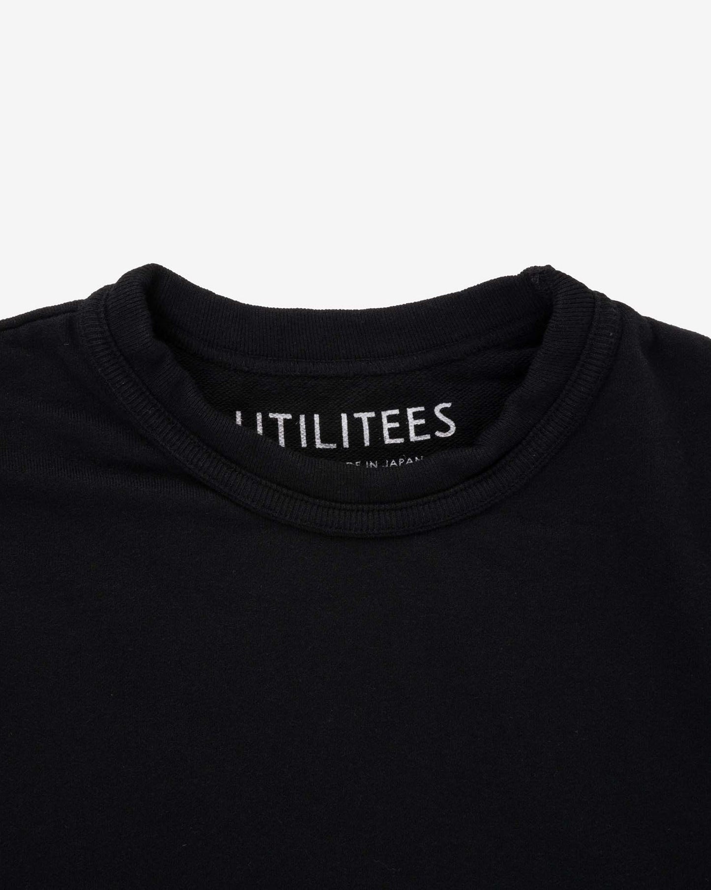 Utilitees - Tee - 10oz Mini Fleece Crew - Black