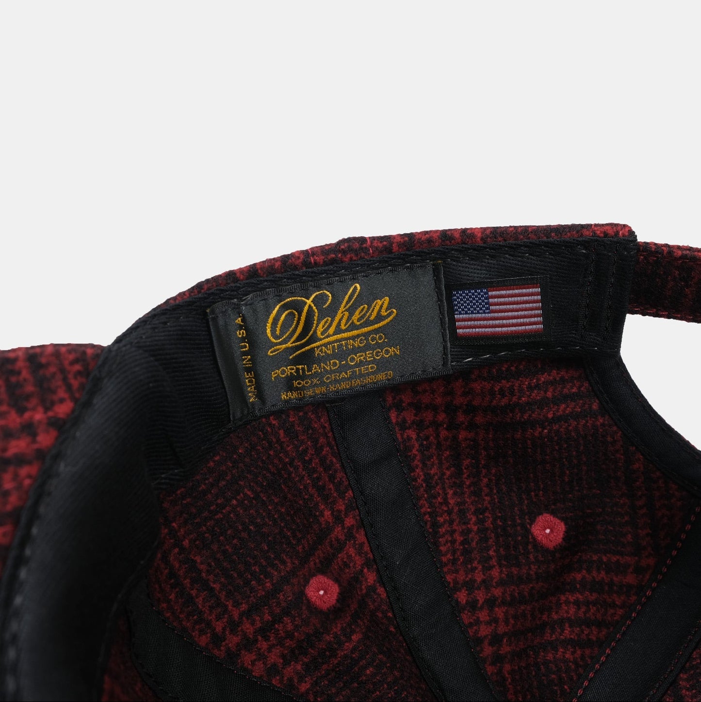 Dehen 1920 - Unstructured Wool Baseball Hat - Canyon Plaid