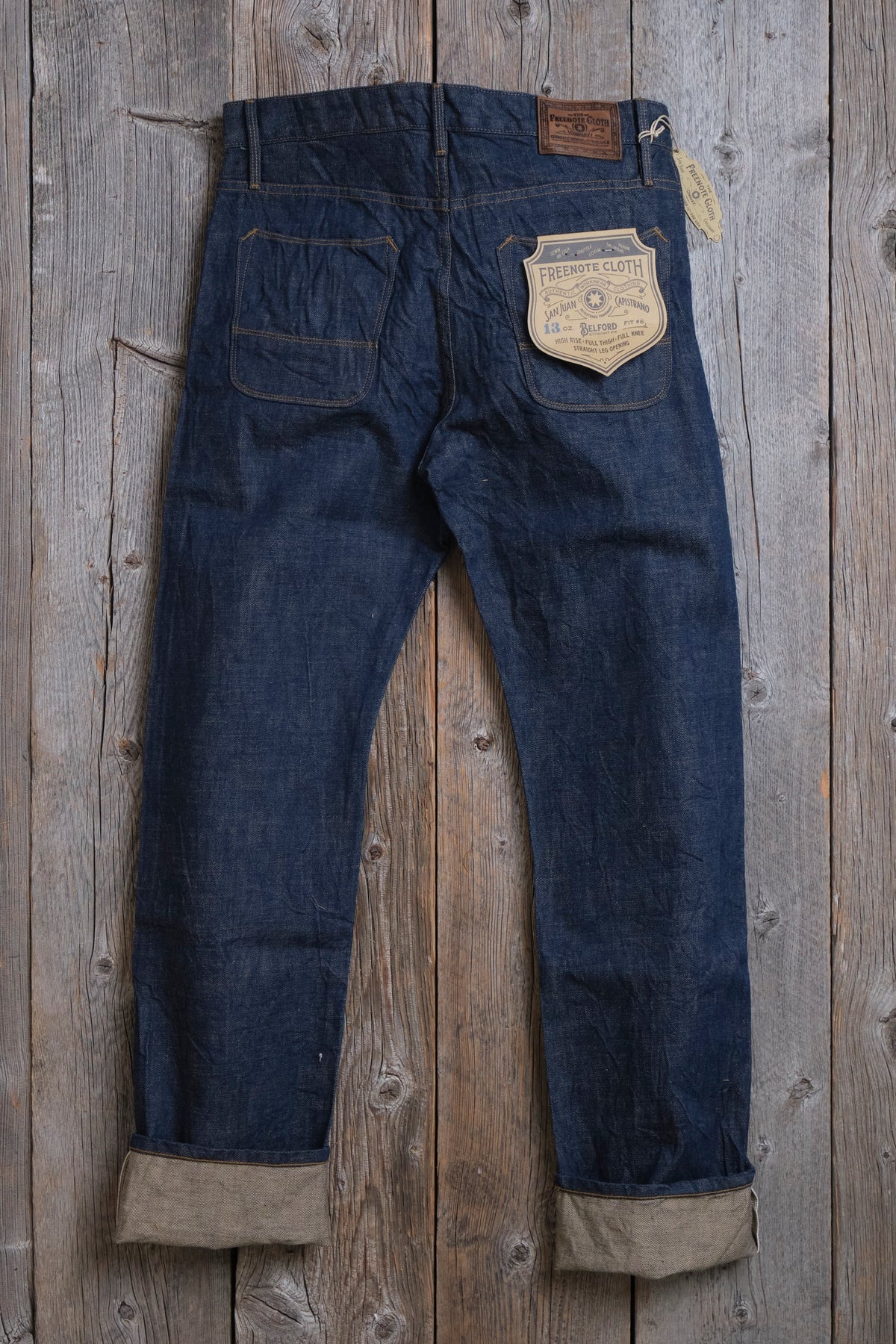 Freenote - Belford Straight 13oz Natural Rinsed