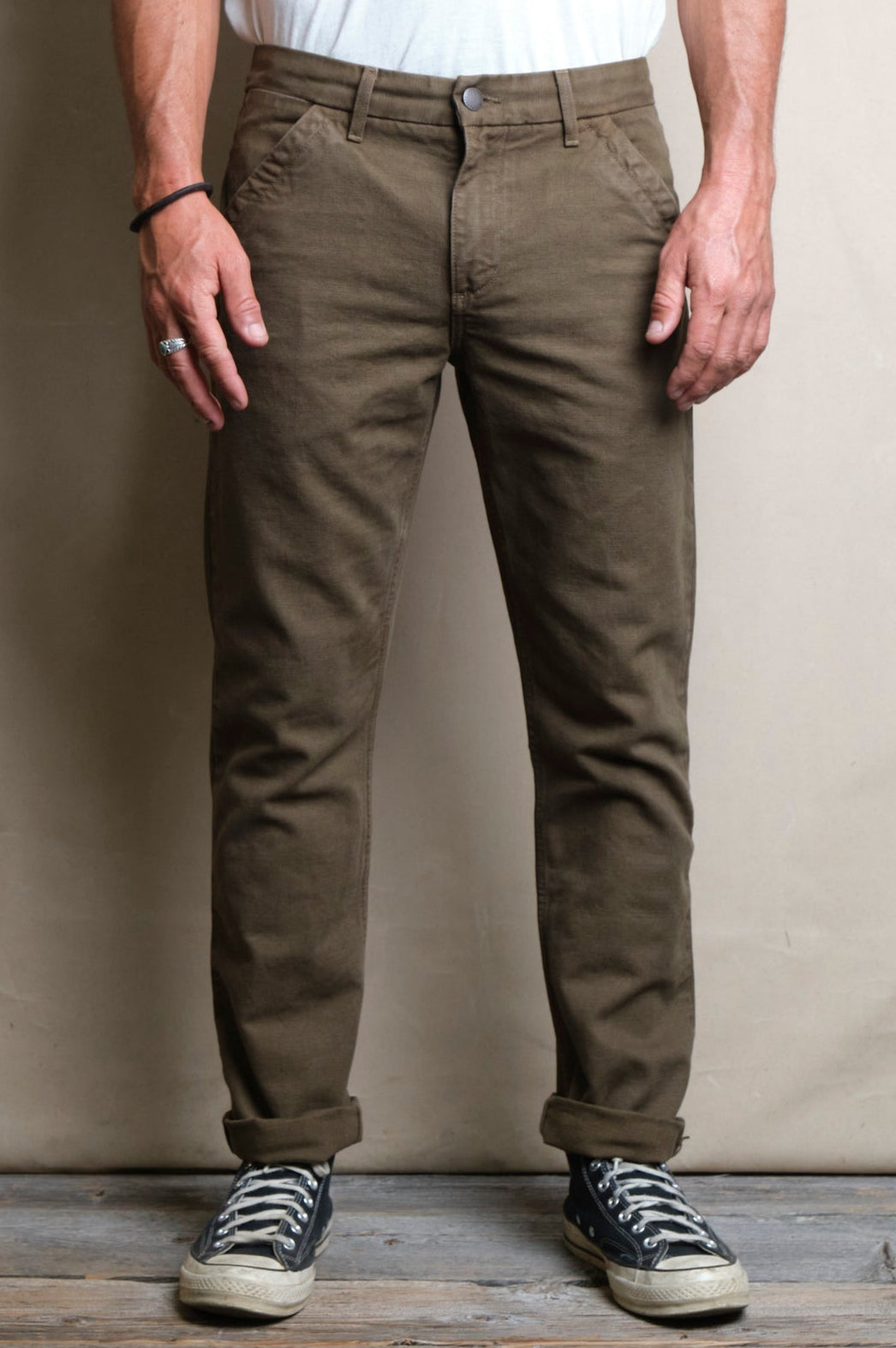 Freenote - Chino Workers Chino Slub Army Green