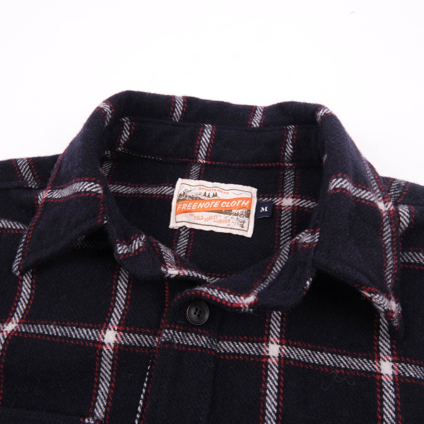 Freenote - Kamas Shirt Navy Wool Plaid