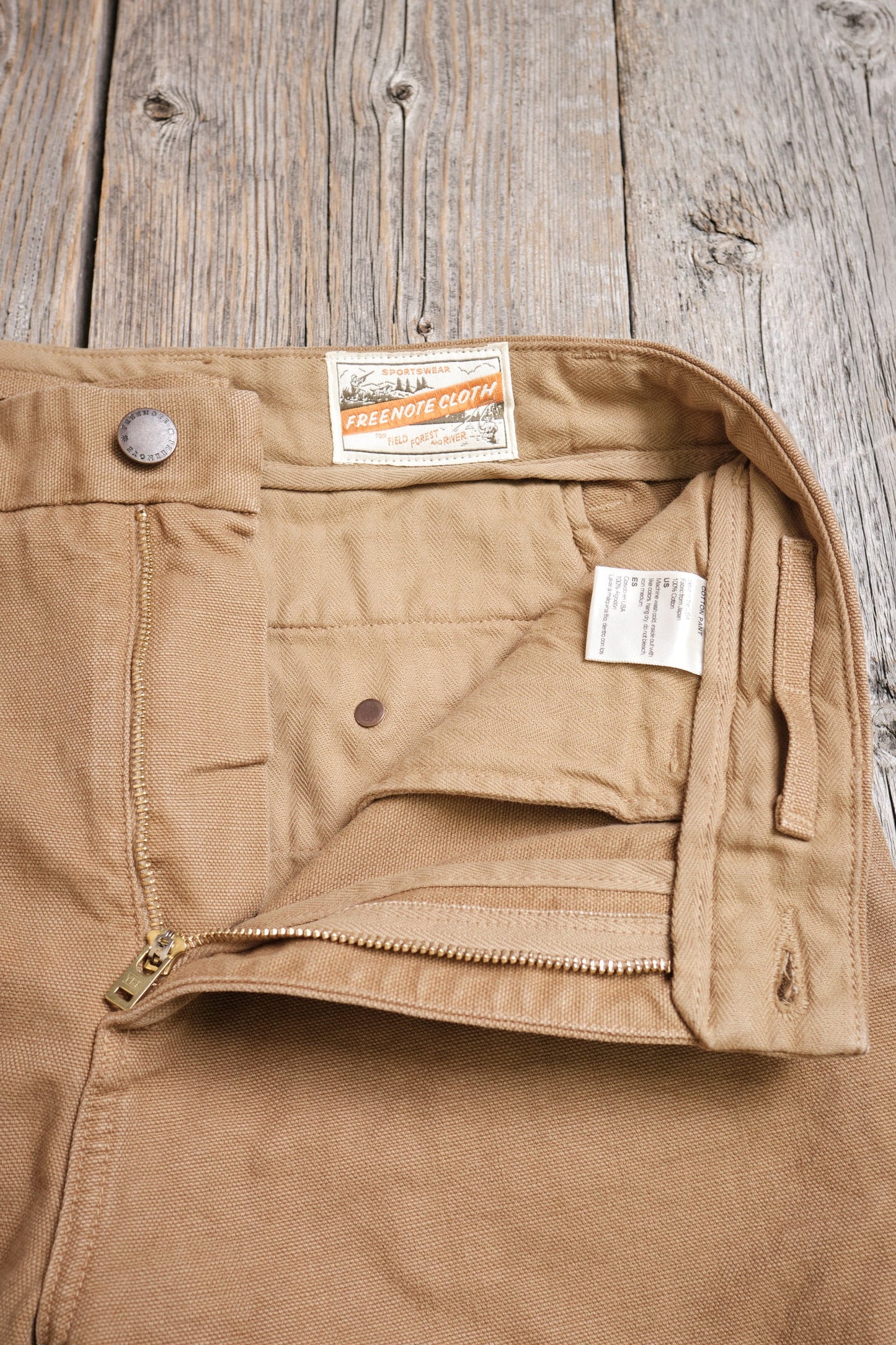 Freenote - Deck Pant 14oz Slub Tan