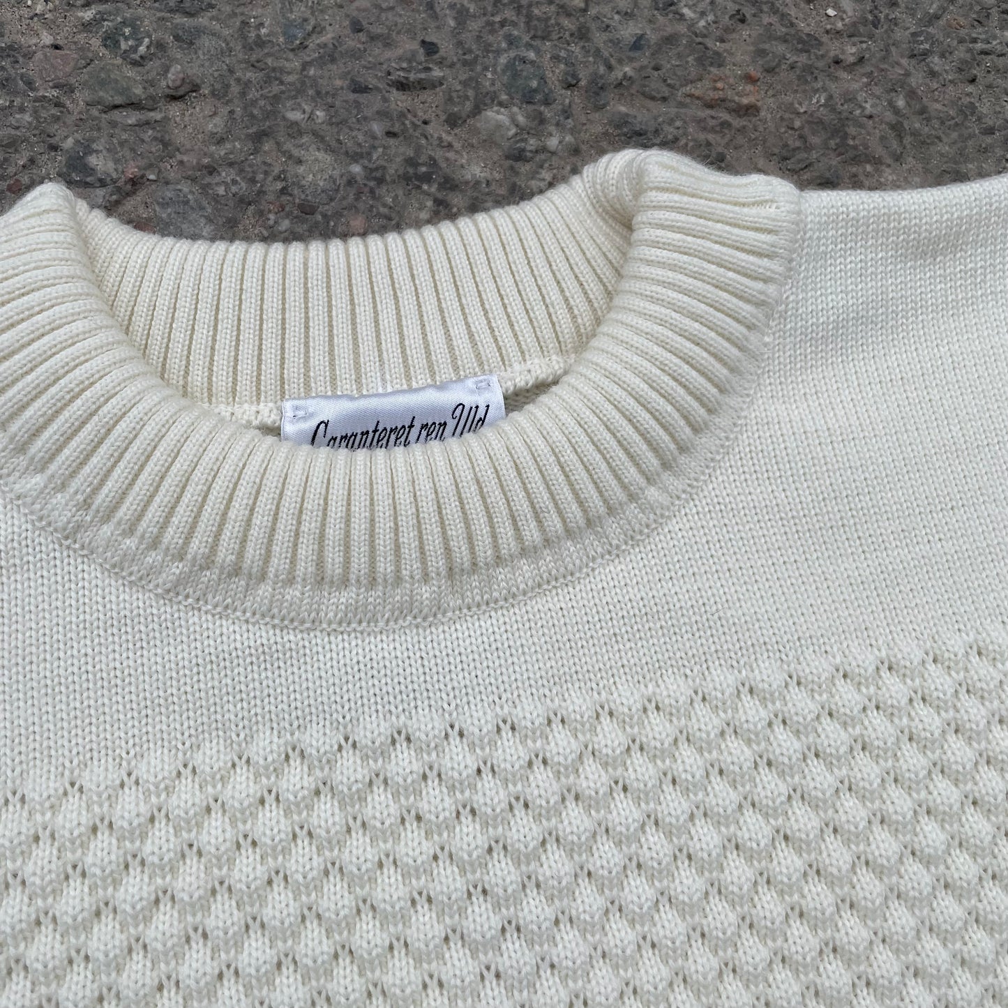 SNS - Fisherman Crew neck (Natural White)