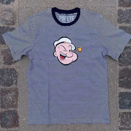 School of Life Projects - Popeye Striped Tee (white/navy)