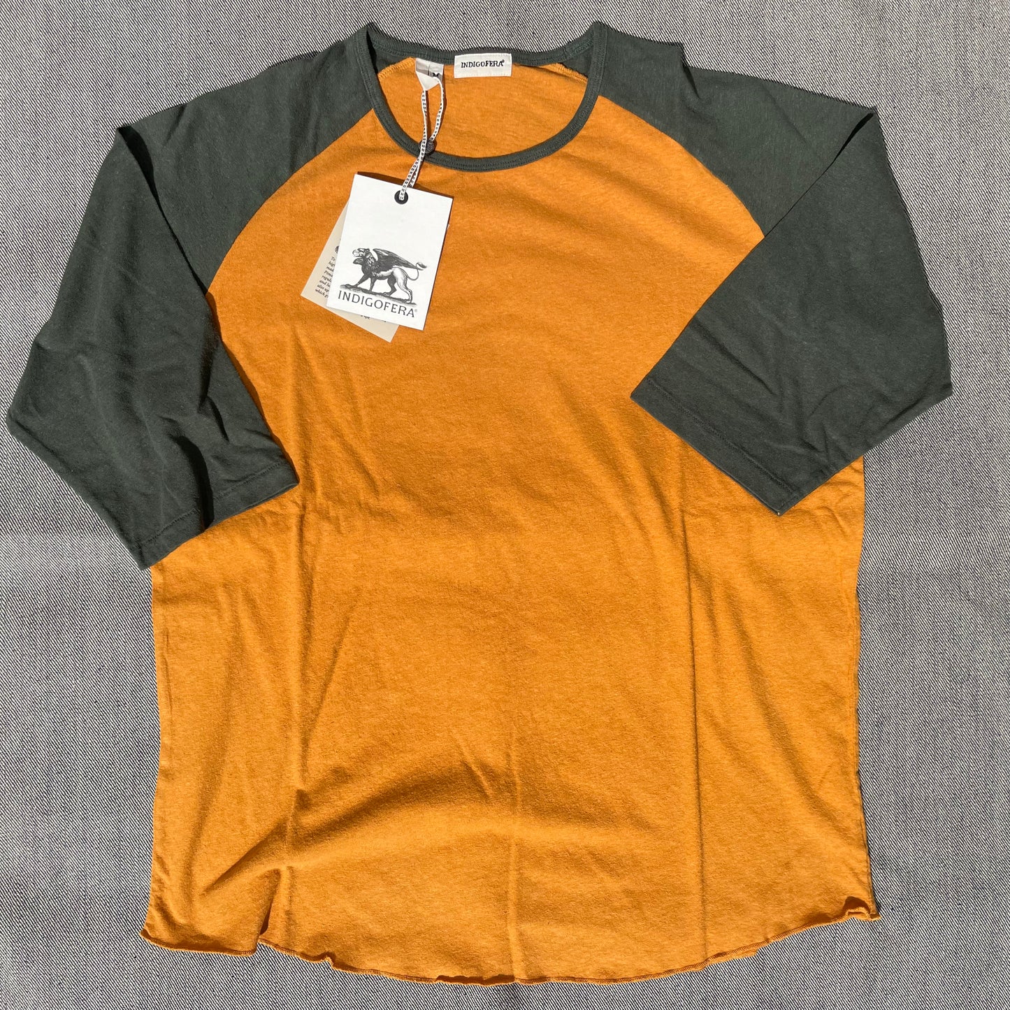 Indigofera - Leon Raglan Orange Green