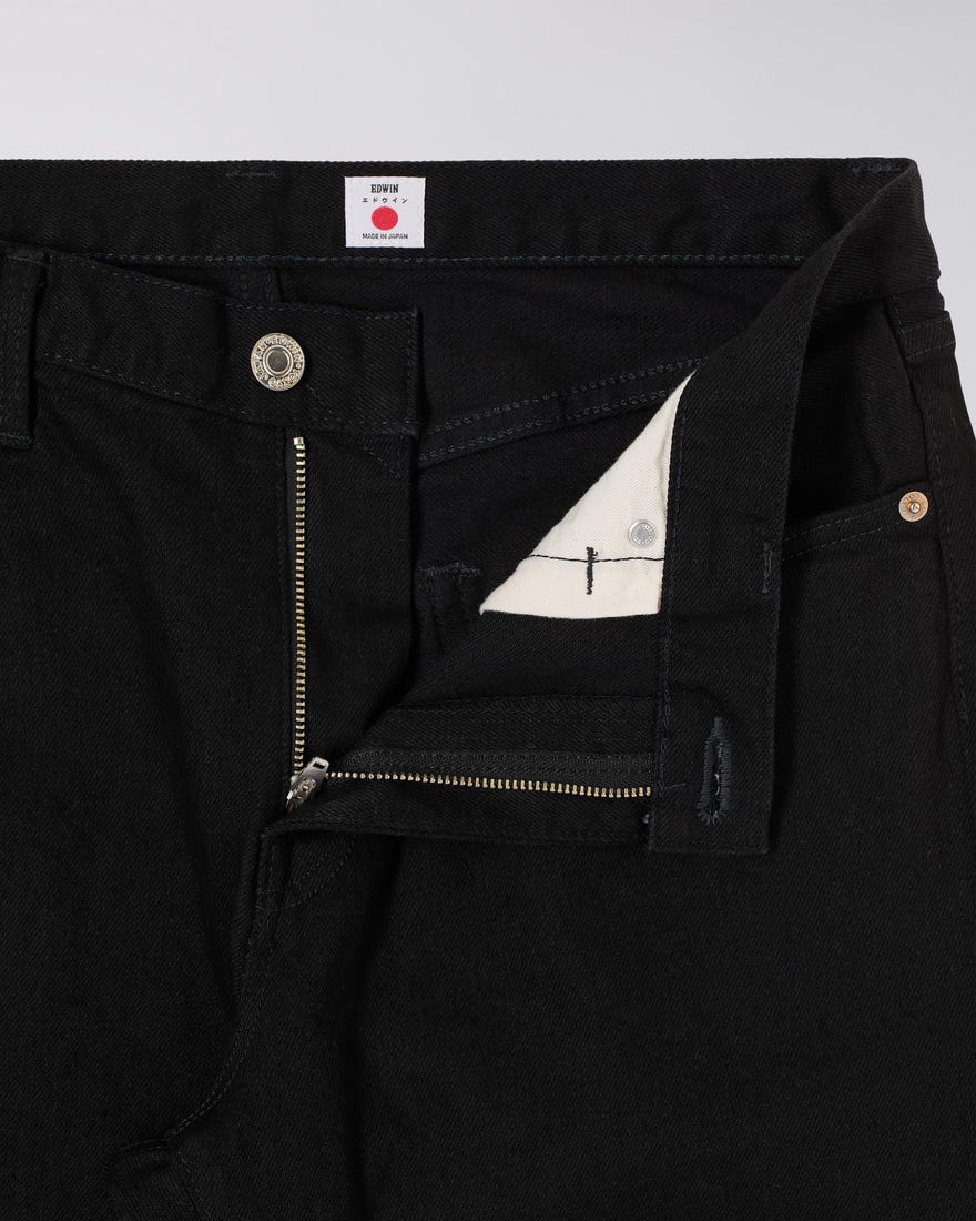 Edwin Jeans - Regular Tapered Black Stretch Selvage RINSED