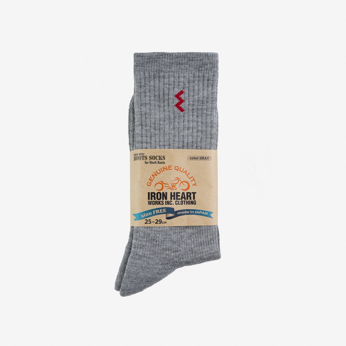 Iron Heart - Socks Work Boot Grey