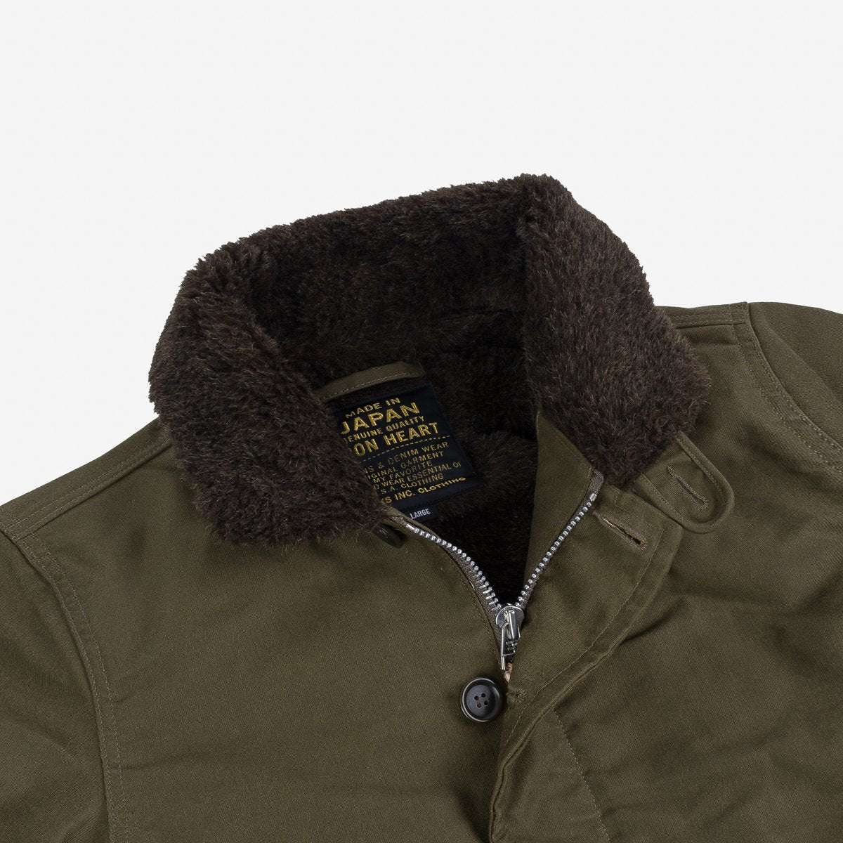 Iron Heart - IHM-37 Deck Jacket - Oiled Whipcord Olive