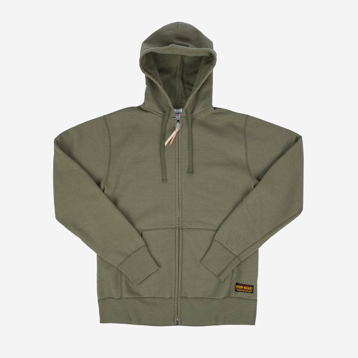 Iron Heart - Ihsw-10 Ultra Heavy Zip Hoodie Olive