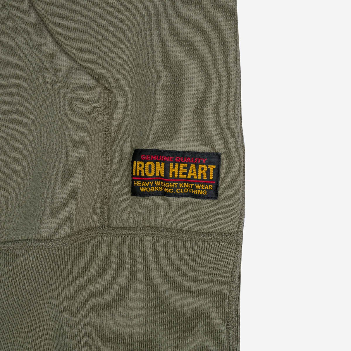 Iron Heart - Ihsw-10 Ultra Heavy Zip Hoodie Olive