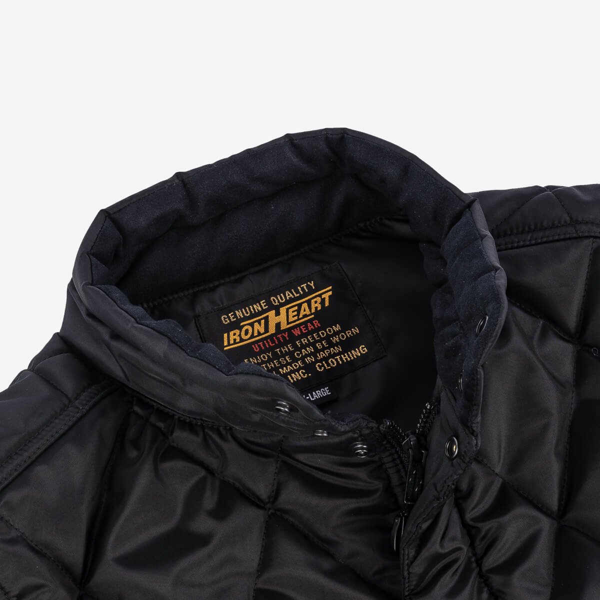 Iron Heart - IHV-44 Primaloft® Gold Quilted Vest - Black