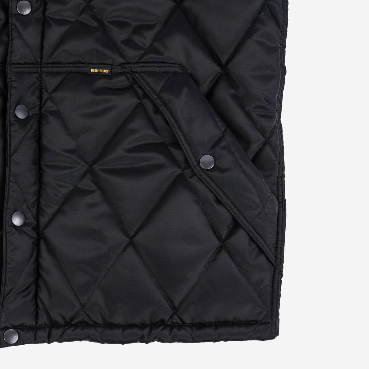 Iron Heart - IHV-44 Primaloft® Gold Quilted Vest - Black