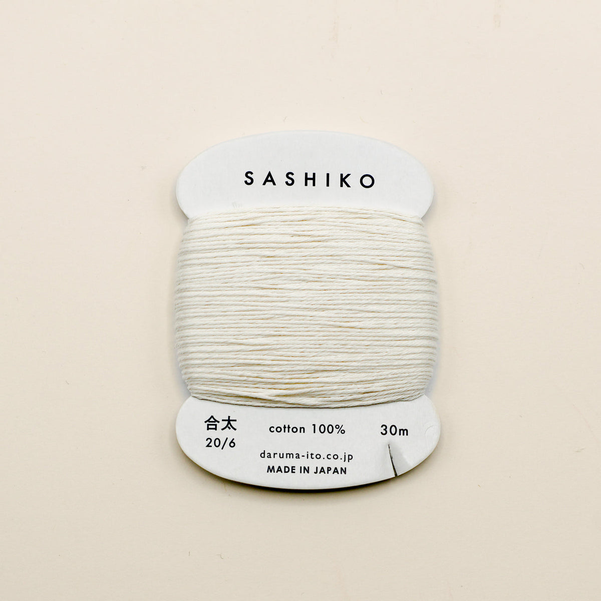 Sakura - Daruma Sashiko Thread 202 Off-white