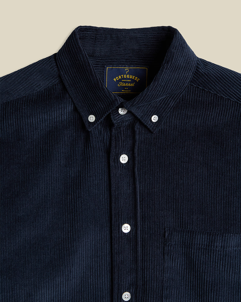 Portuguese Flannel - Lobo Corduroy Navy