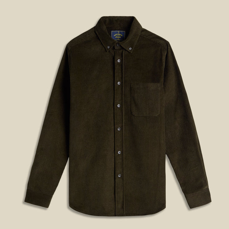 Portuguese Flannel - Lobo Corduroy Olive