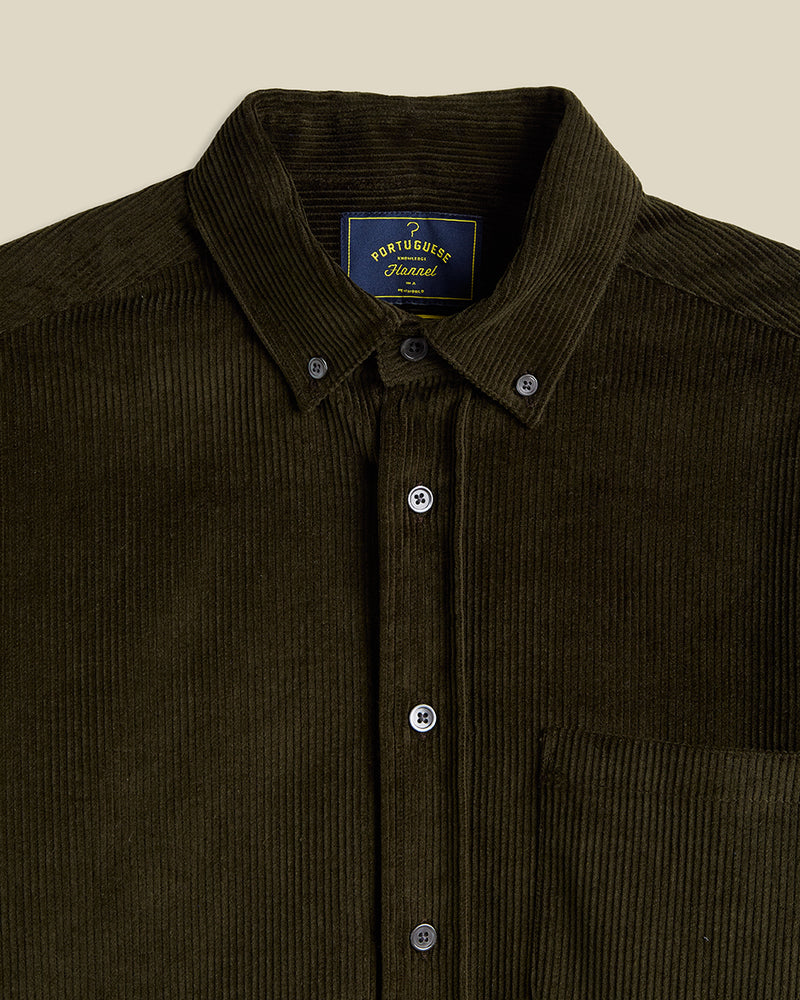 Portuguese Flannel - Lobo Corduroy Olive