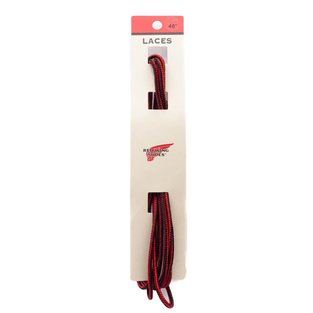 Red Wing - Lace, 48-inch Black/Red Taslan (6-7 eyelets)