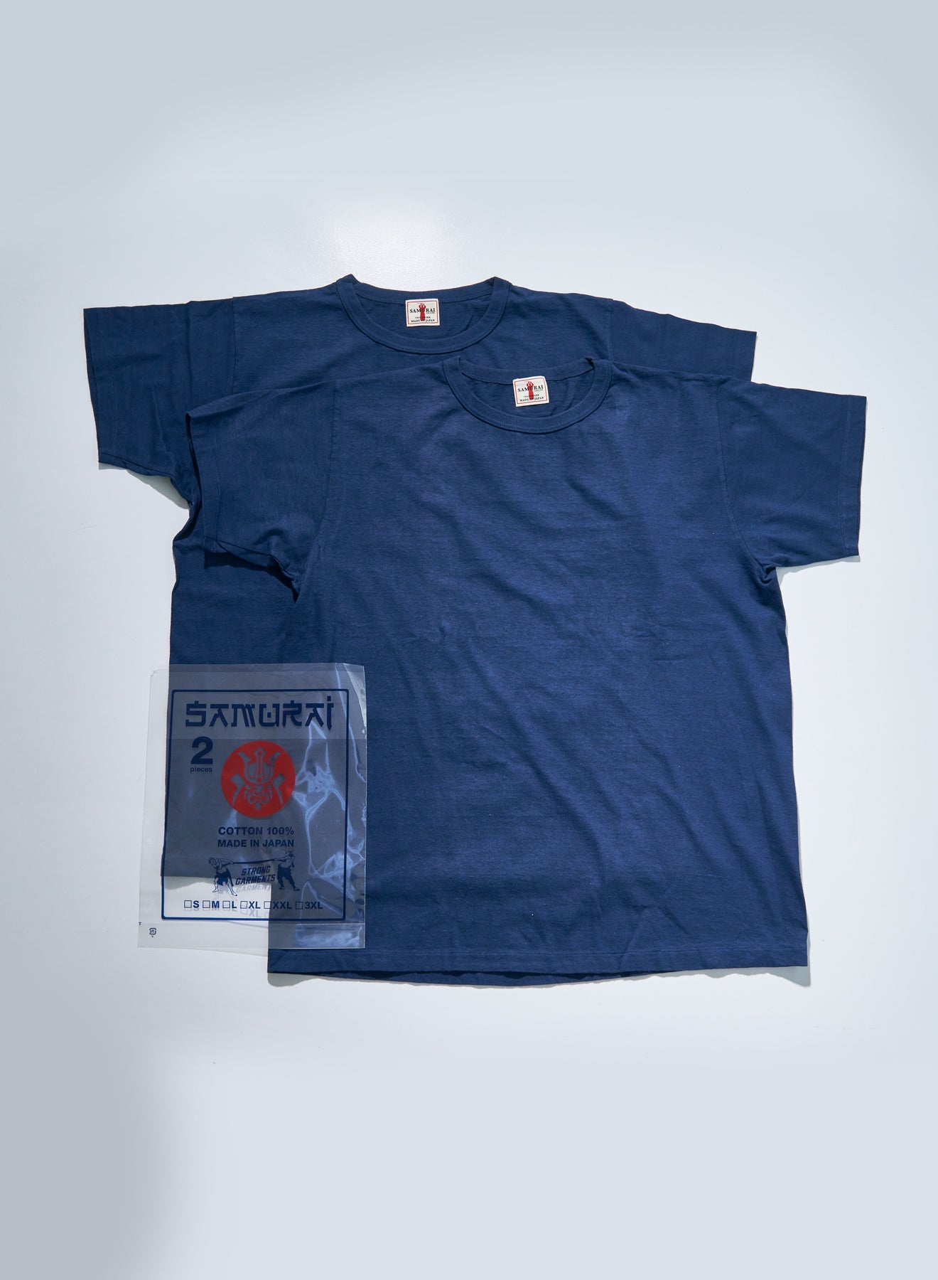 Samurai Jeans - SJ2PST Two Pack Tee Navy